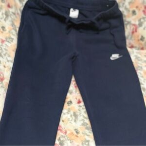 NWOT..!!! Men’s Nike Navy Sweatpants with White Swoosh